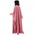 Kaftan with fashionable buttons- Puce Pink